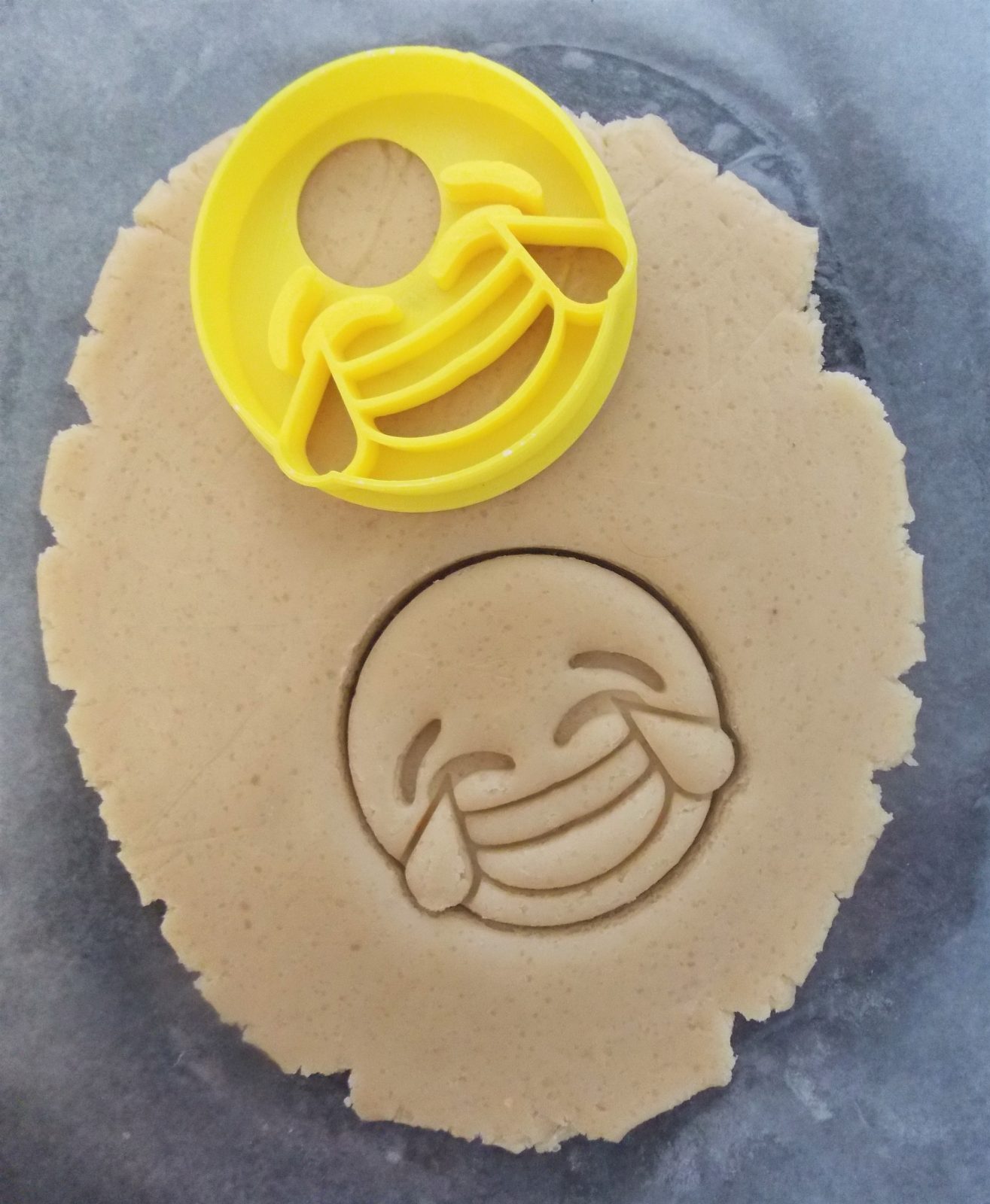 Mini Laughing Cry Emoji Cookie Cutter