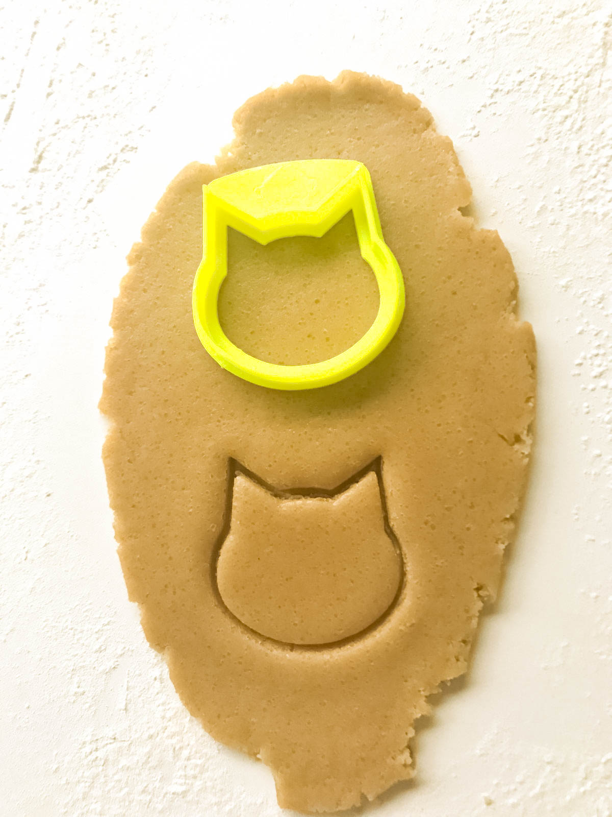 Cat Face Outline Cookie Cutter