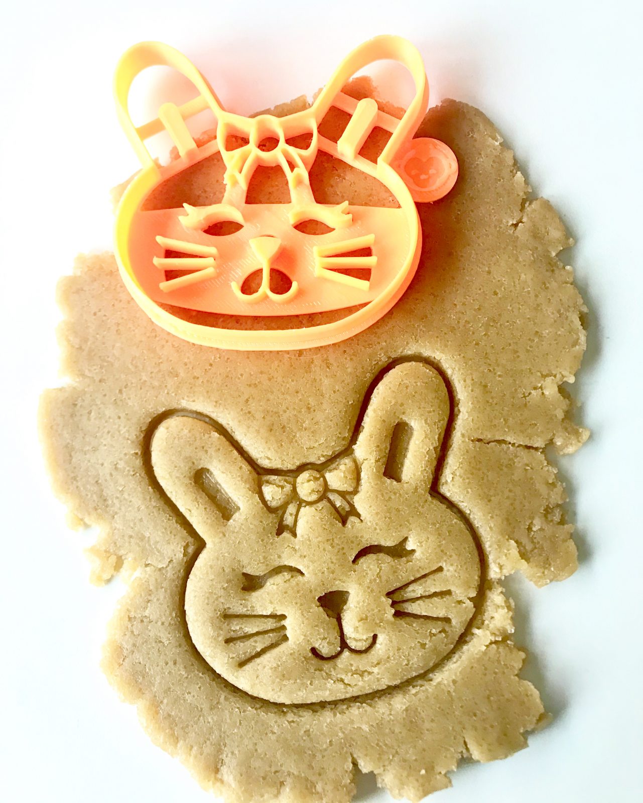 Bunny With Bow Cookie Cutter