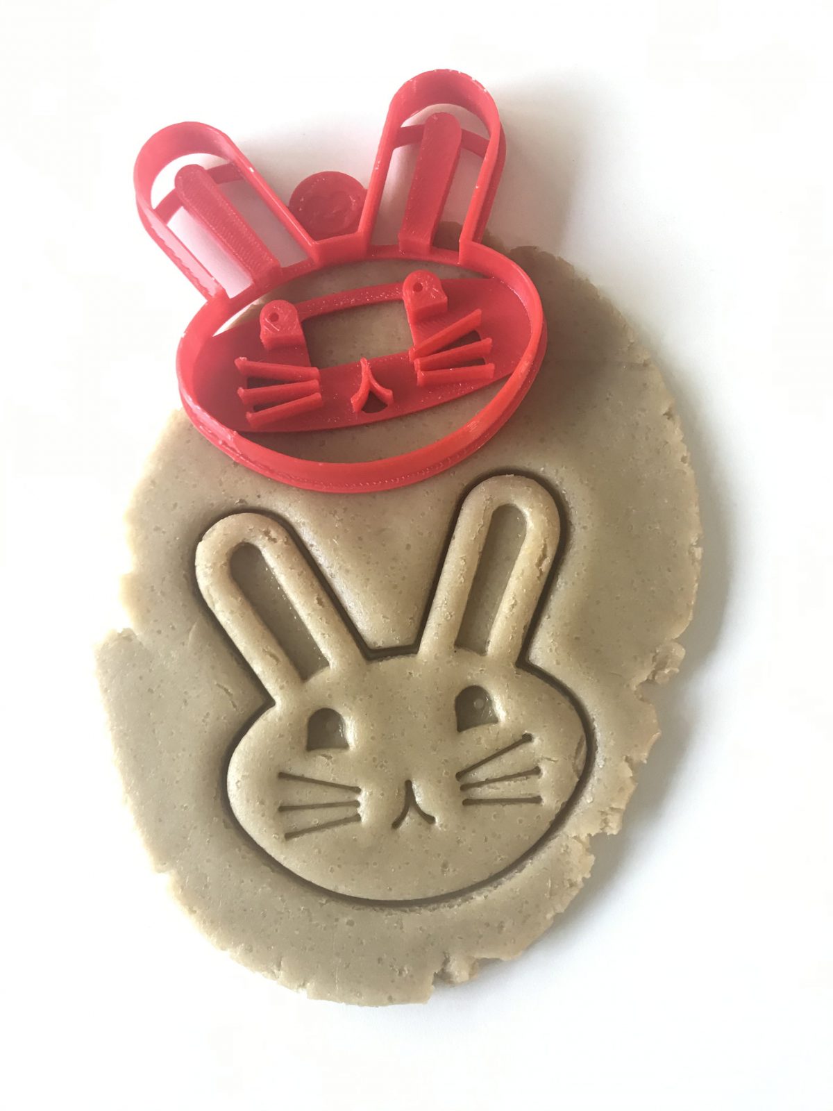 Oval Head Bunny Cookie Cutter