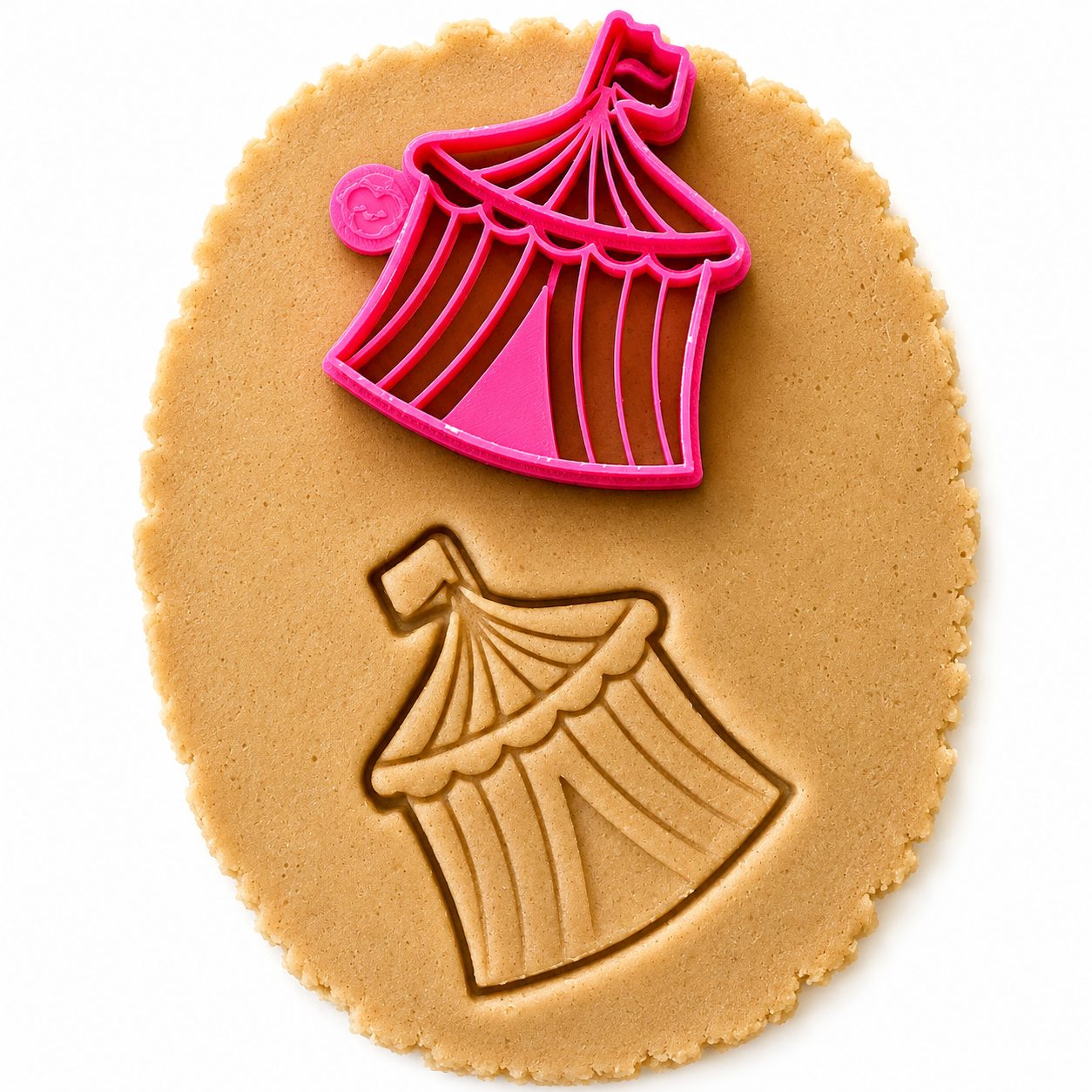 Carnival Tent Cookie Cutter