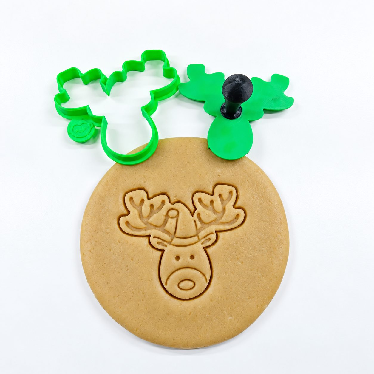 Reindeer With Hat Cookie Cutter