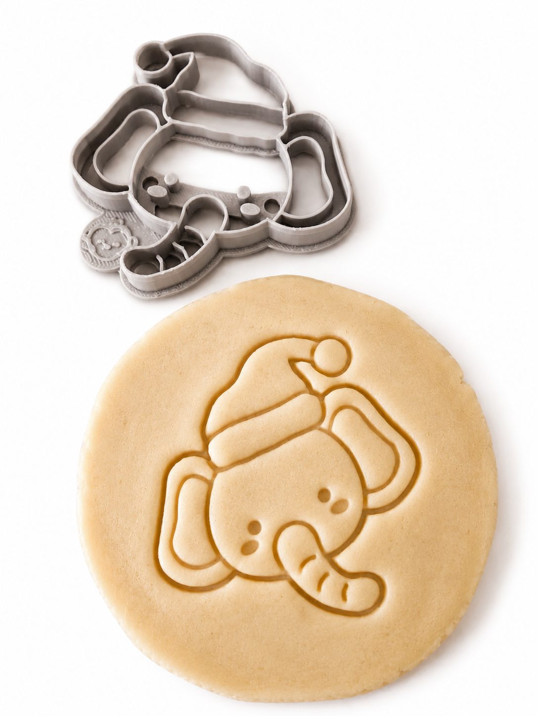 Christmas Elephant Cookie Cutter
