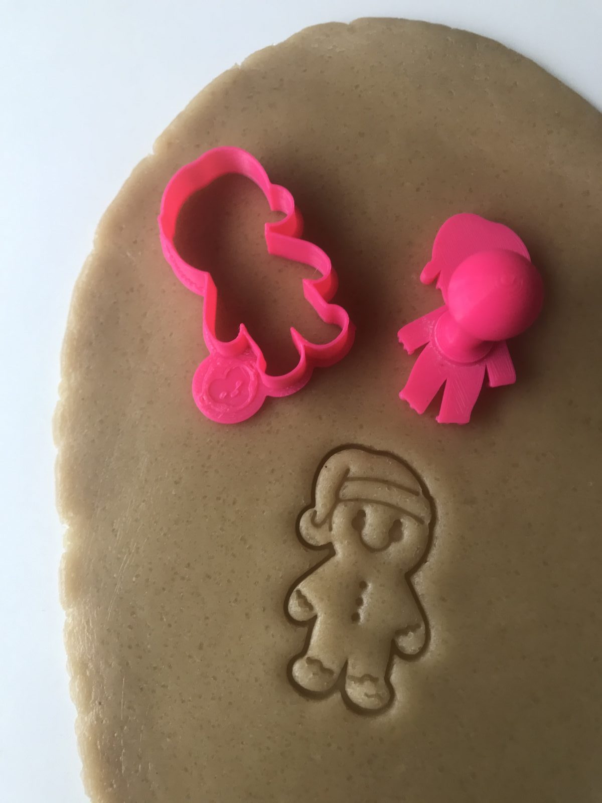 Gingerbread Man WHat Mini Cookie Cutter