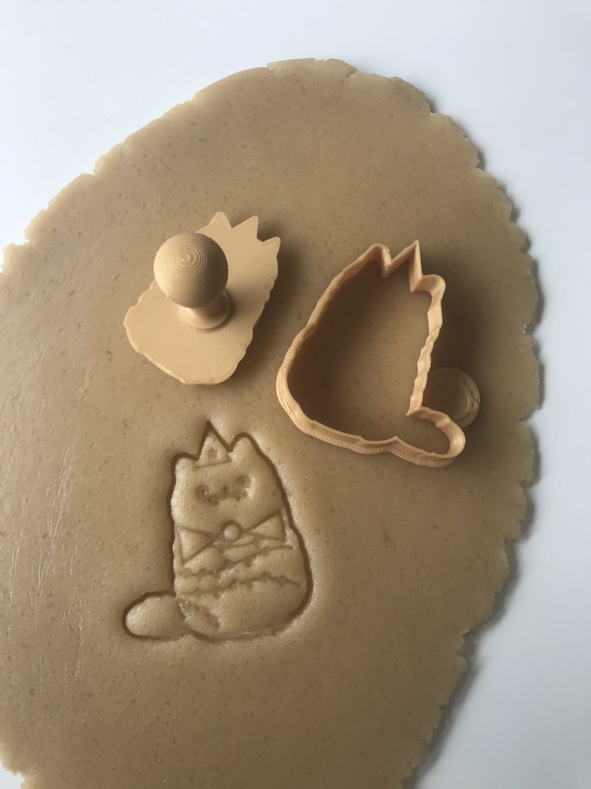 Christmas Tree Cat Mini Cookie Cutter