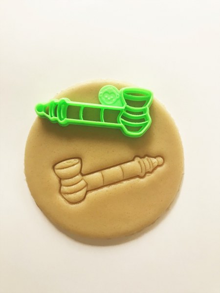 Herb Pipe Cookie Cutter