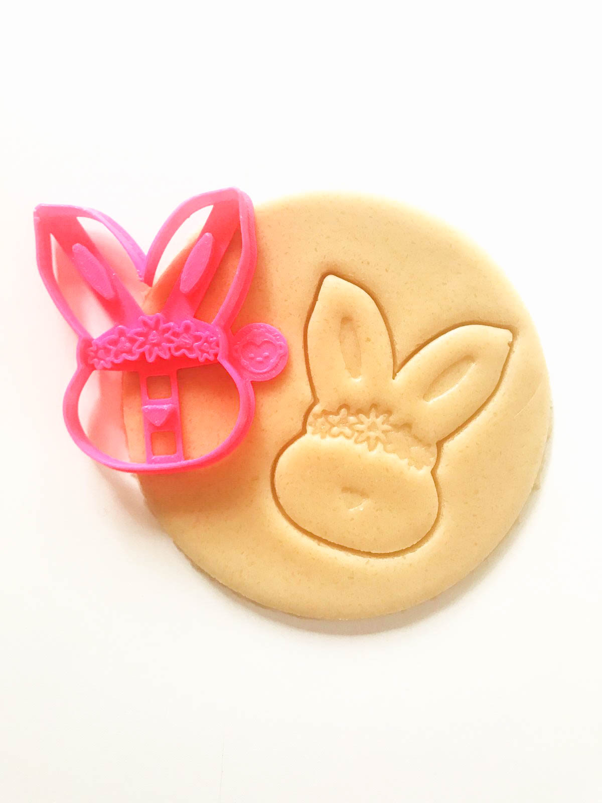 bunny rose cookie cutter