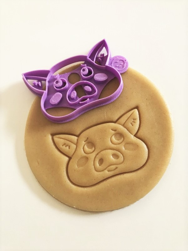 pig face cookie cutter