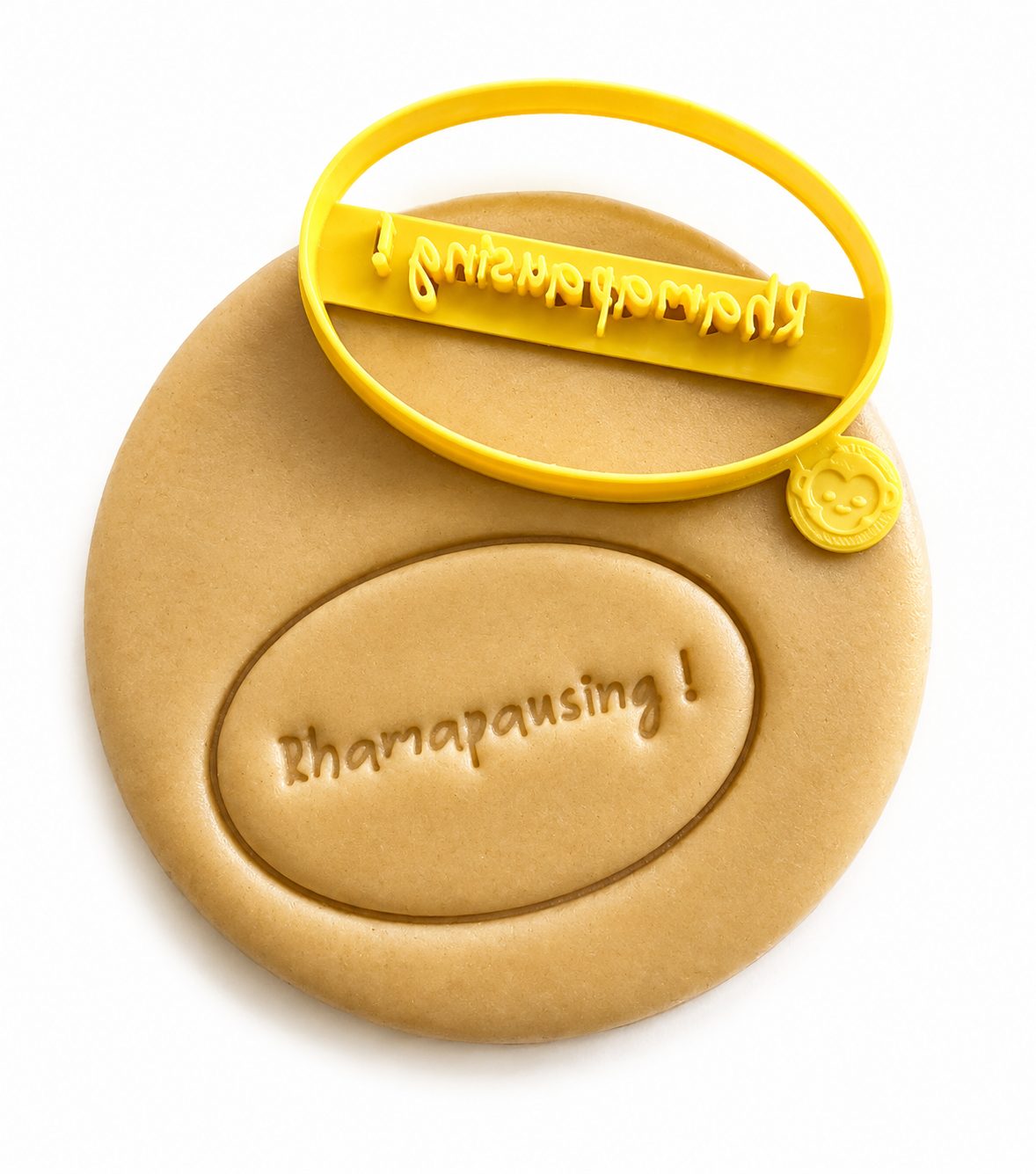 Rhamapausing Text Cookie Cutter