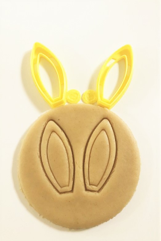 bunny ears cookie cutter