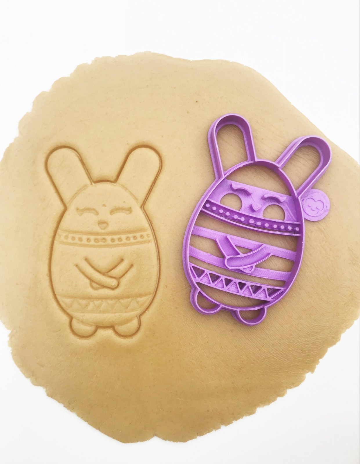 easter egg bunny cookie cutter
