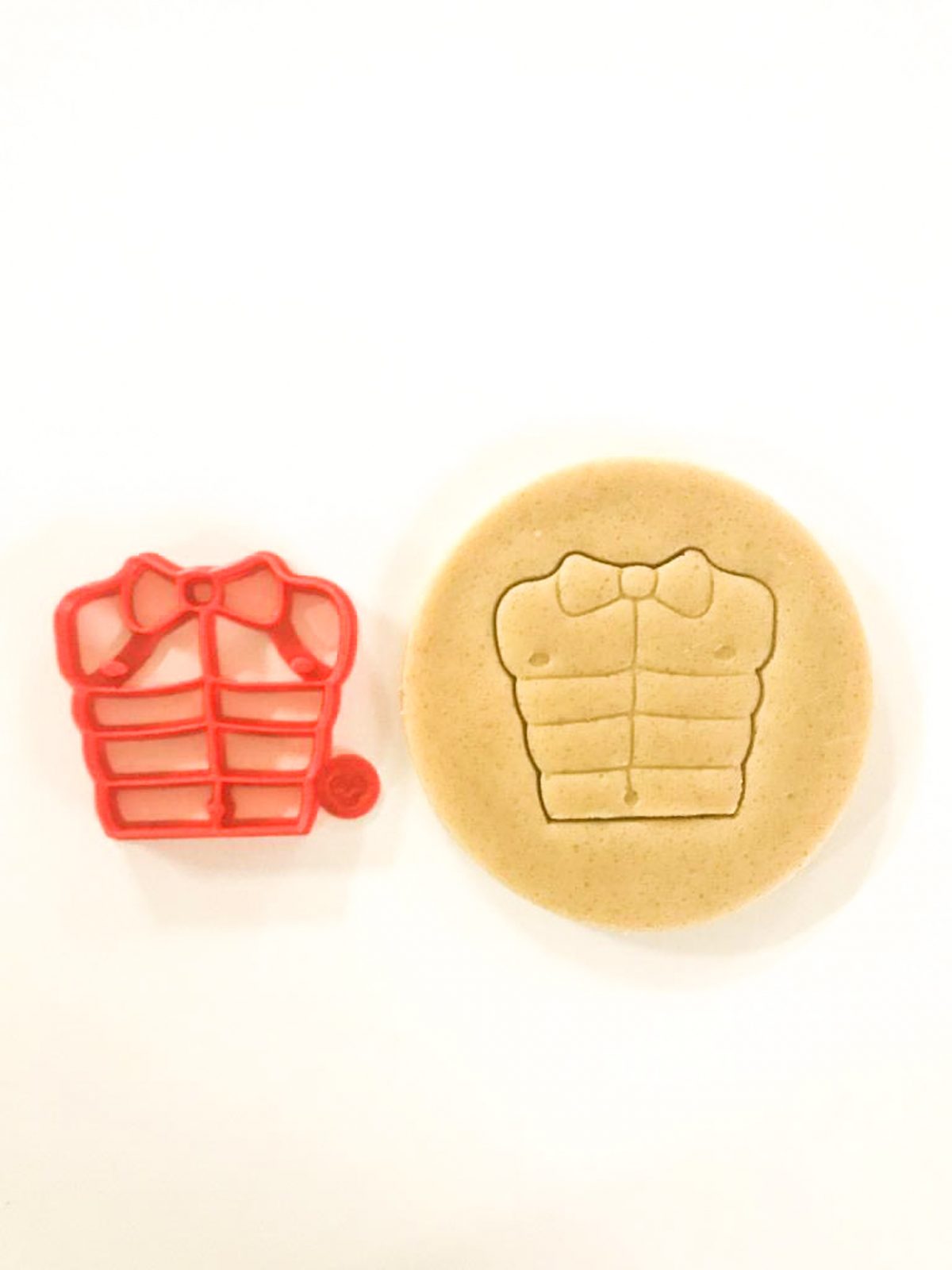 Abs With Bow Tie Cookie Cutter