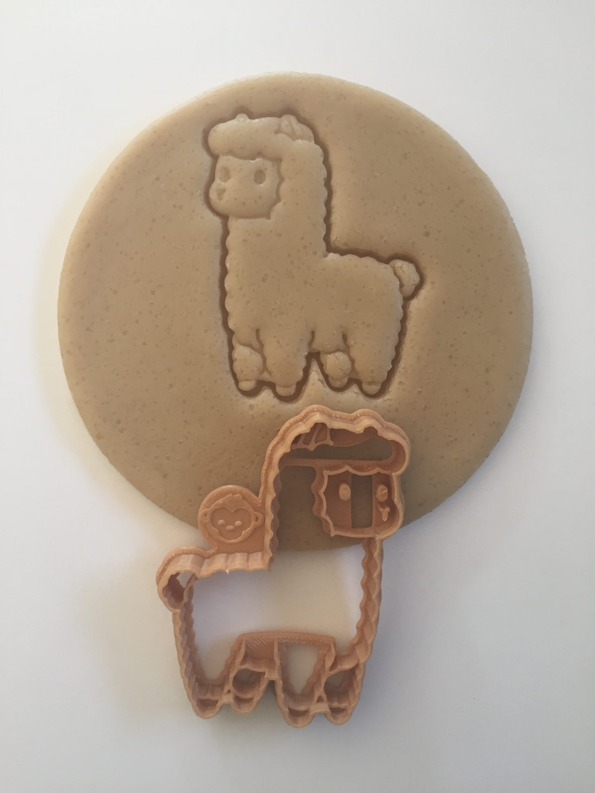 Fluffy Llama Cookie Cutter