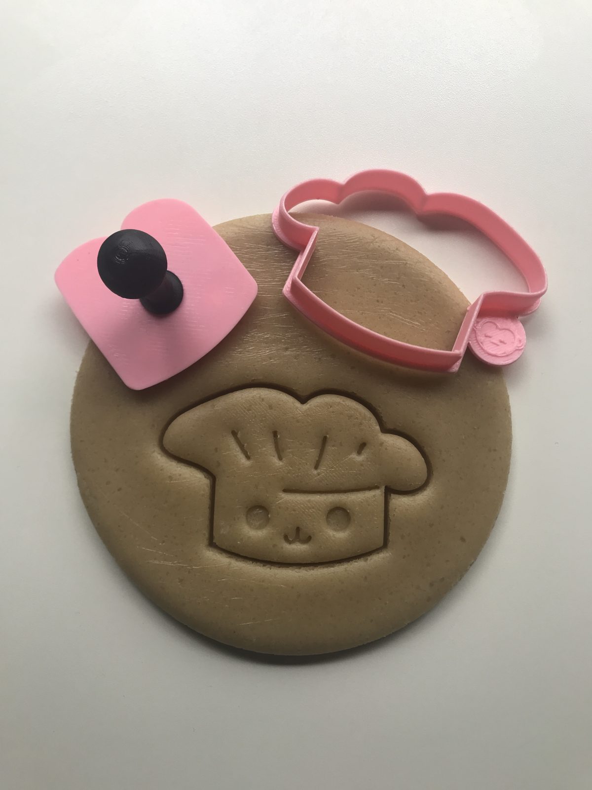 Kawaii Chef Hat Two Part Cookie Cutter
