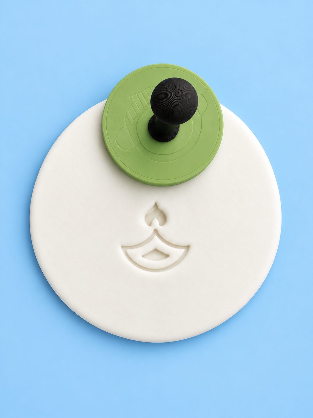 Diwali Diya Deboss Stamp