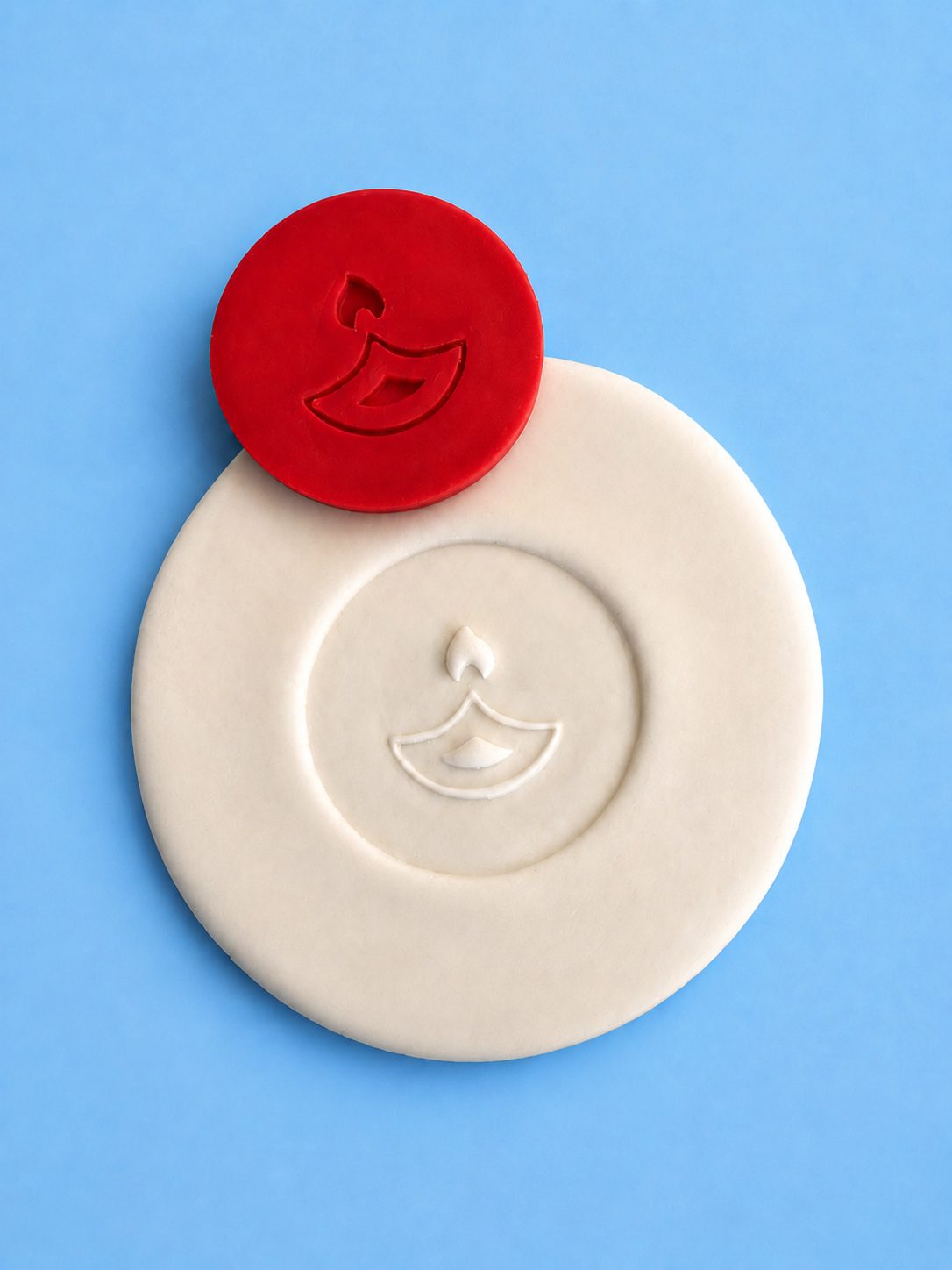 Diwali Diya Emboss Stamp