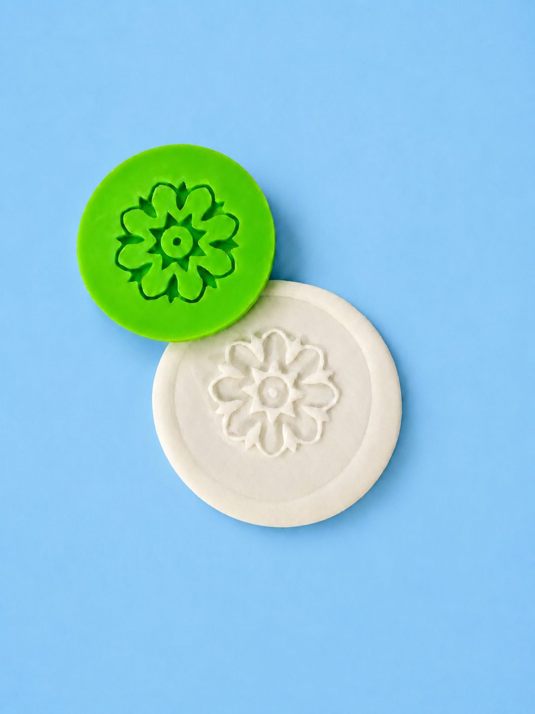 Diwali Flower Emboss Stamp