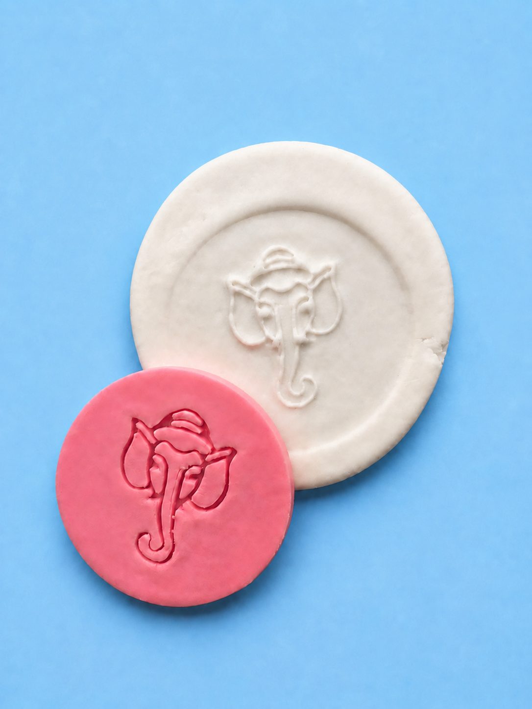 Ganesh Face Emboss Stamp