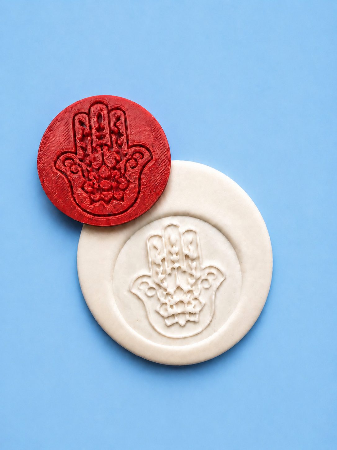 Hand Of God Emboss Stamp