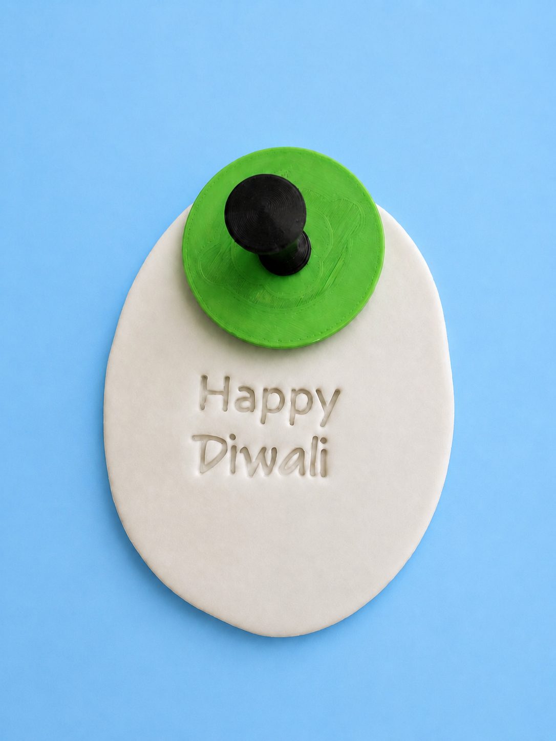 Happy Diwali Deboss Stamp