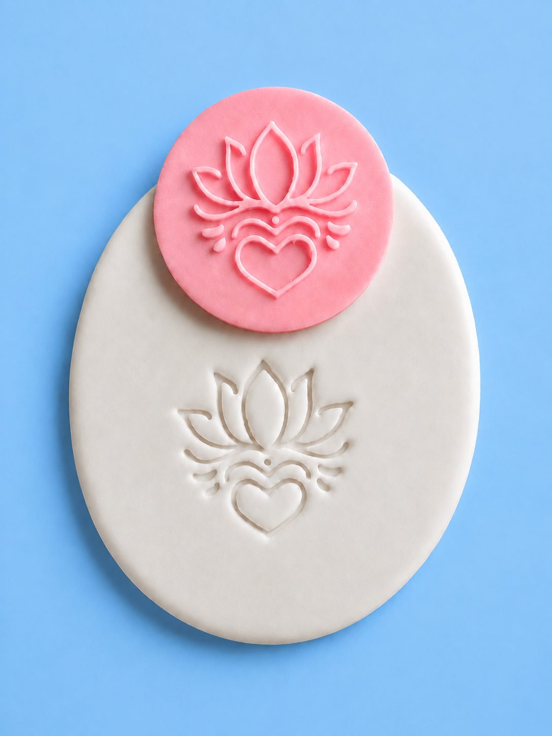 Lotus Love Deboss Stamp