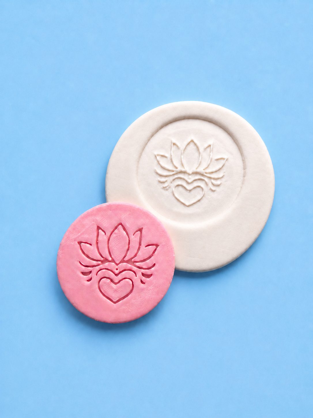 Lotus Love Emboss Stamp