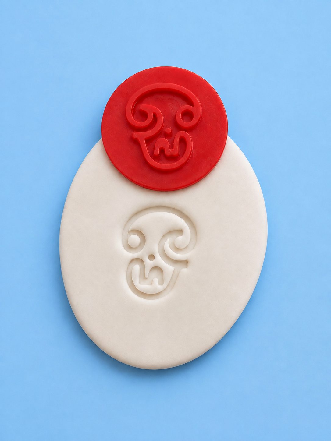 Tamil Om Deboss Stamp