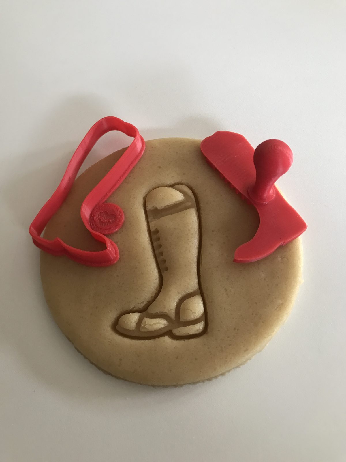 Riding Boot Two Part Cookie Cutter