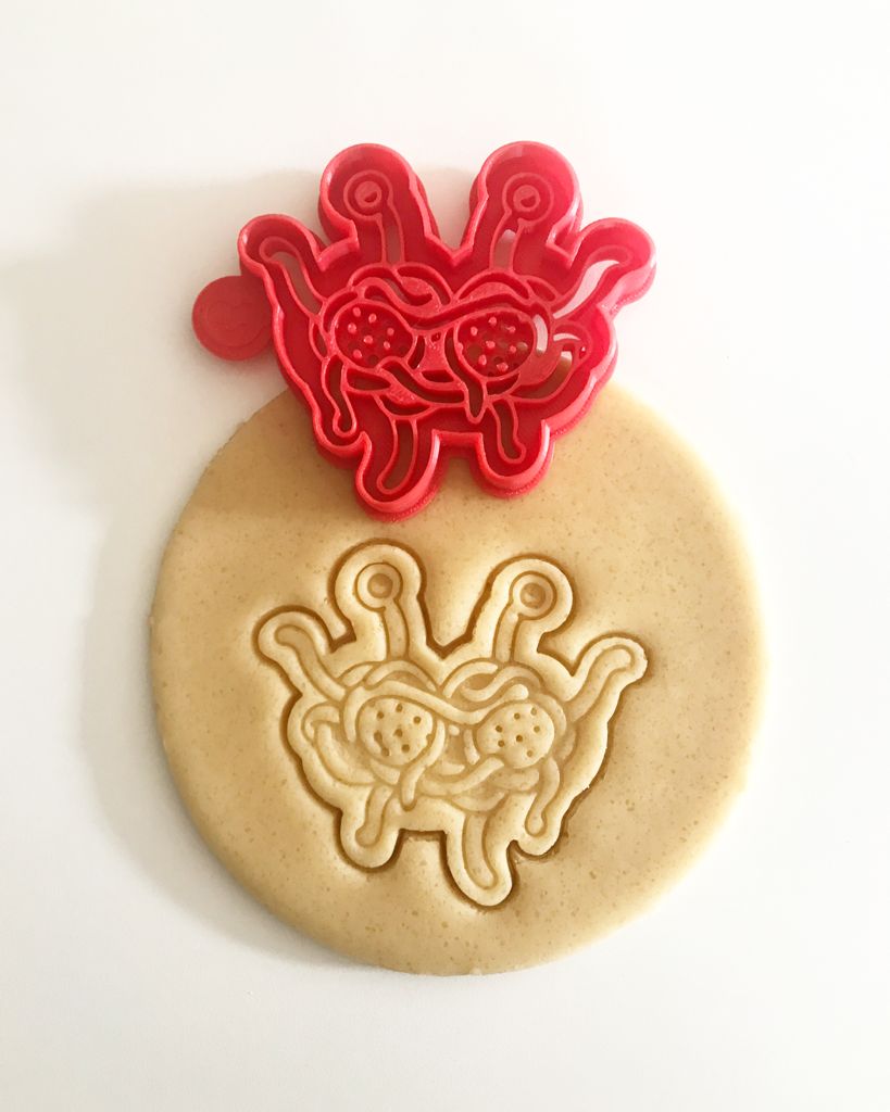 The Flying Spaghetti Monster Cookie Cutter