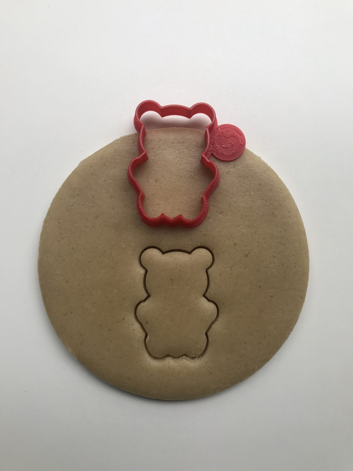Bear With Heart Mini Outline Cookie Cutter