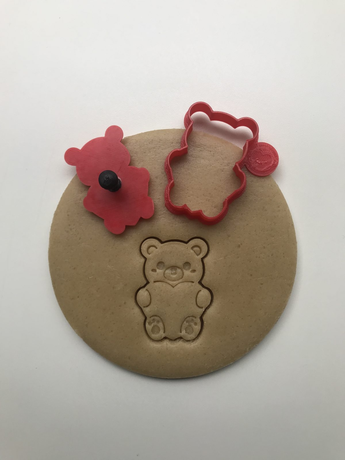 Bear With Heart Mini Cookie Cutter