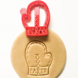 Faith Cancer Glove Cookie Cutter