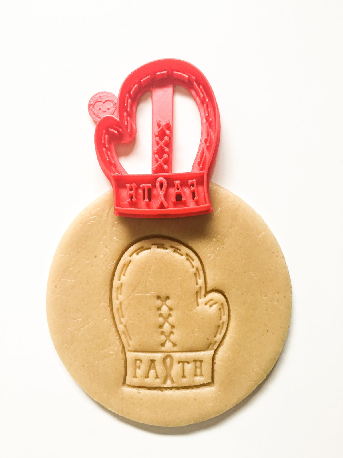 Faith Cancer Glove Cookie Cutter