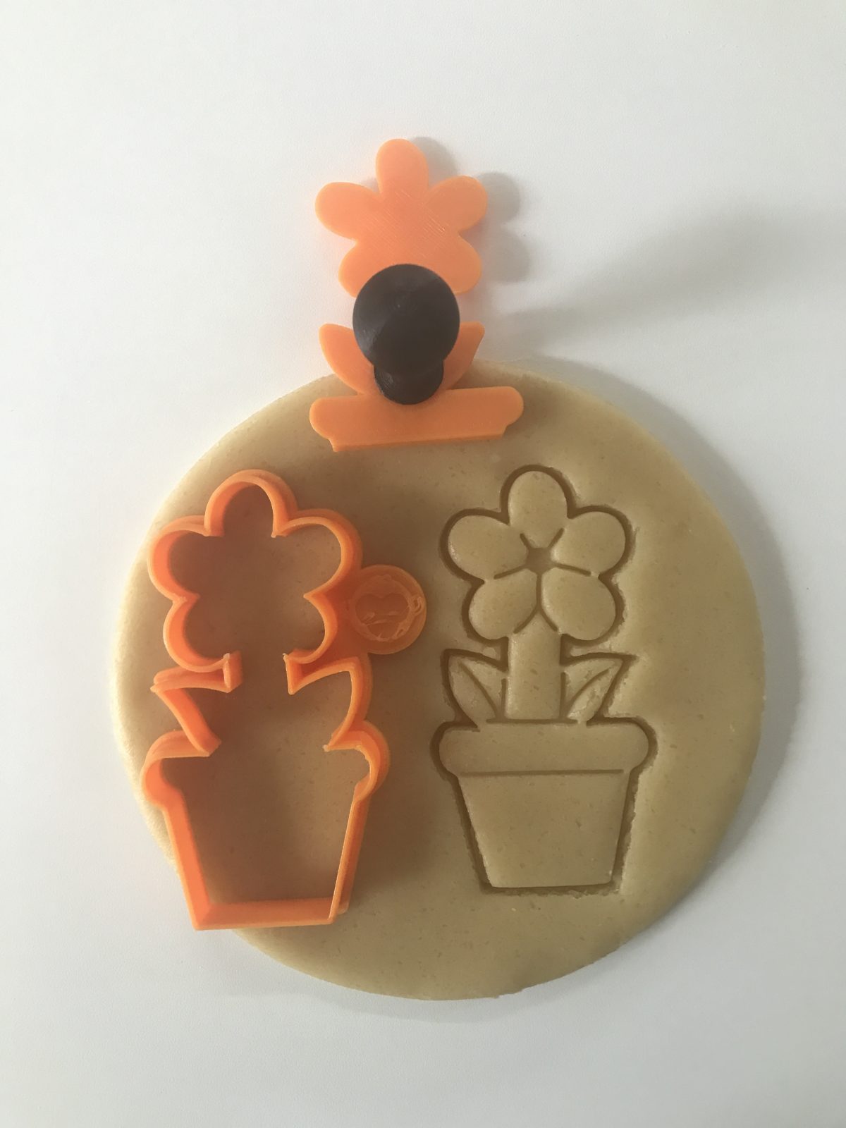 Potted Flower Two Part Cookie Cutter