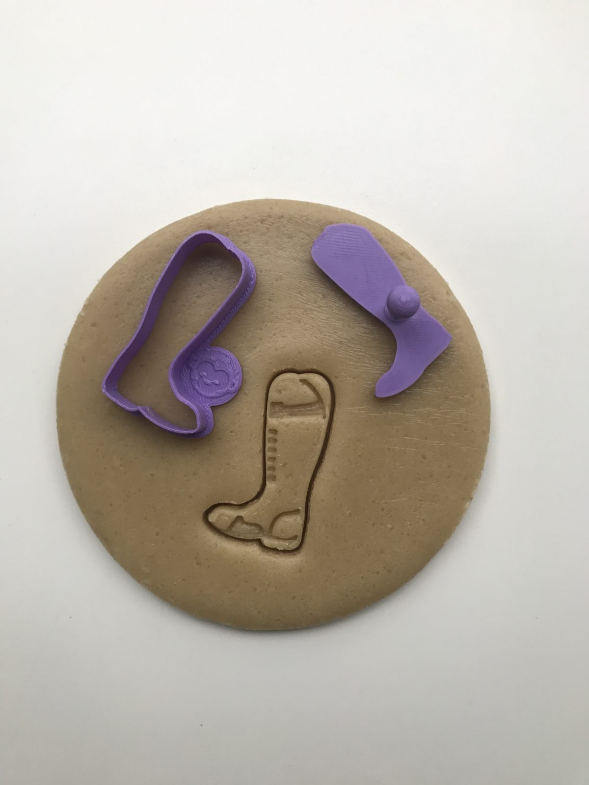 Riding Boot Mini Two Part Cookie Cutter