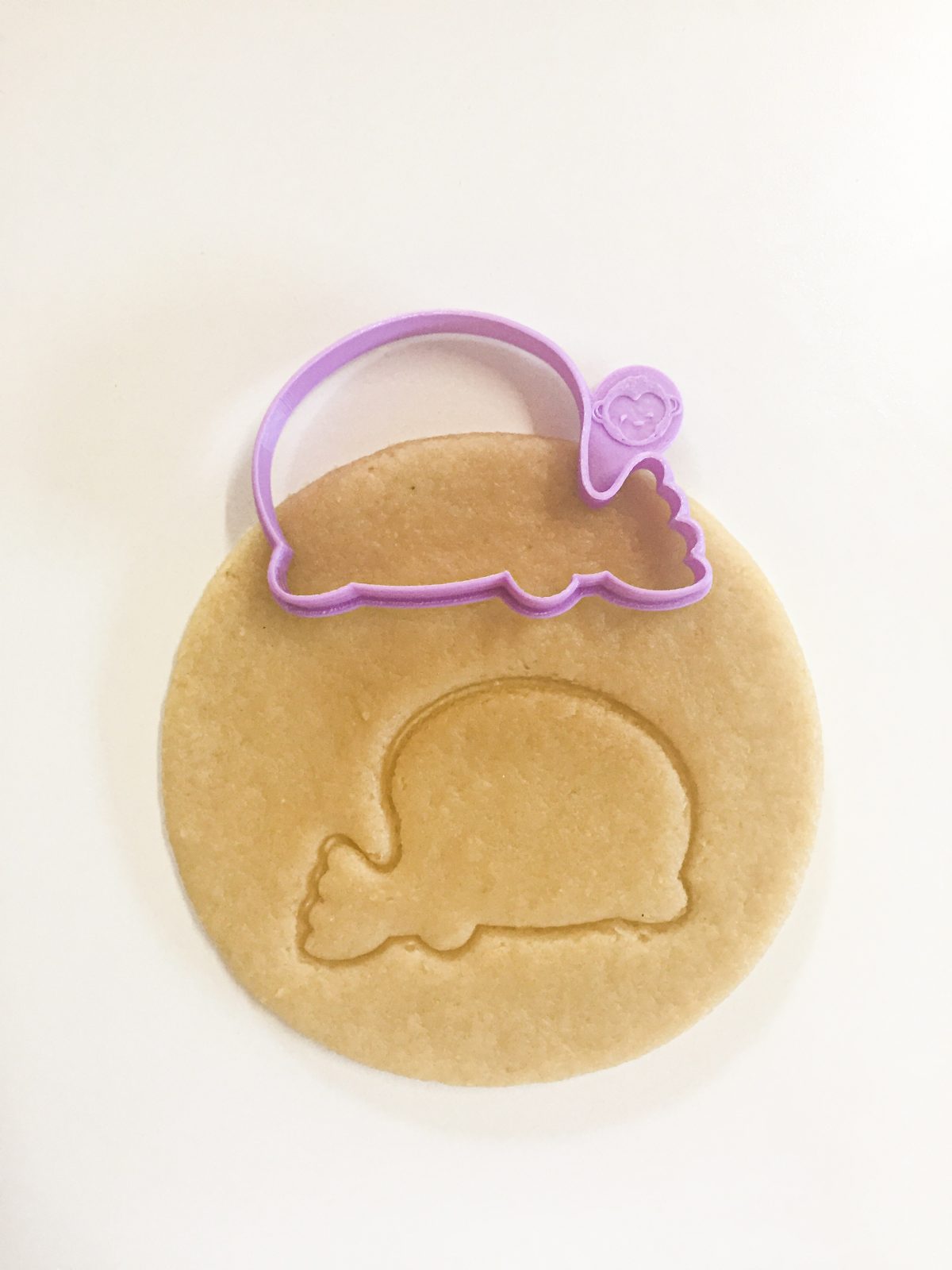 Cute Whale Outline Cookie Cutter
