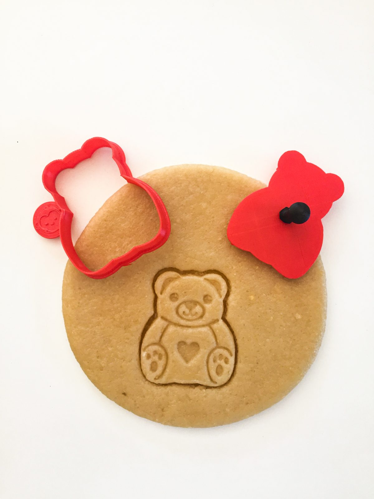 Heart Bear Mini Two Part Cookie Cutter
