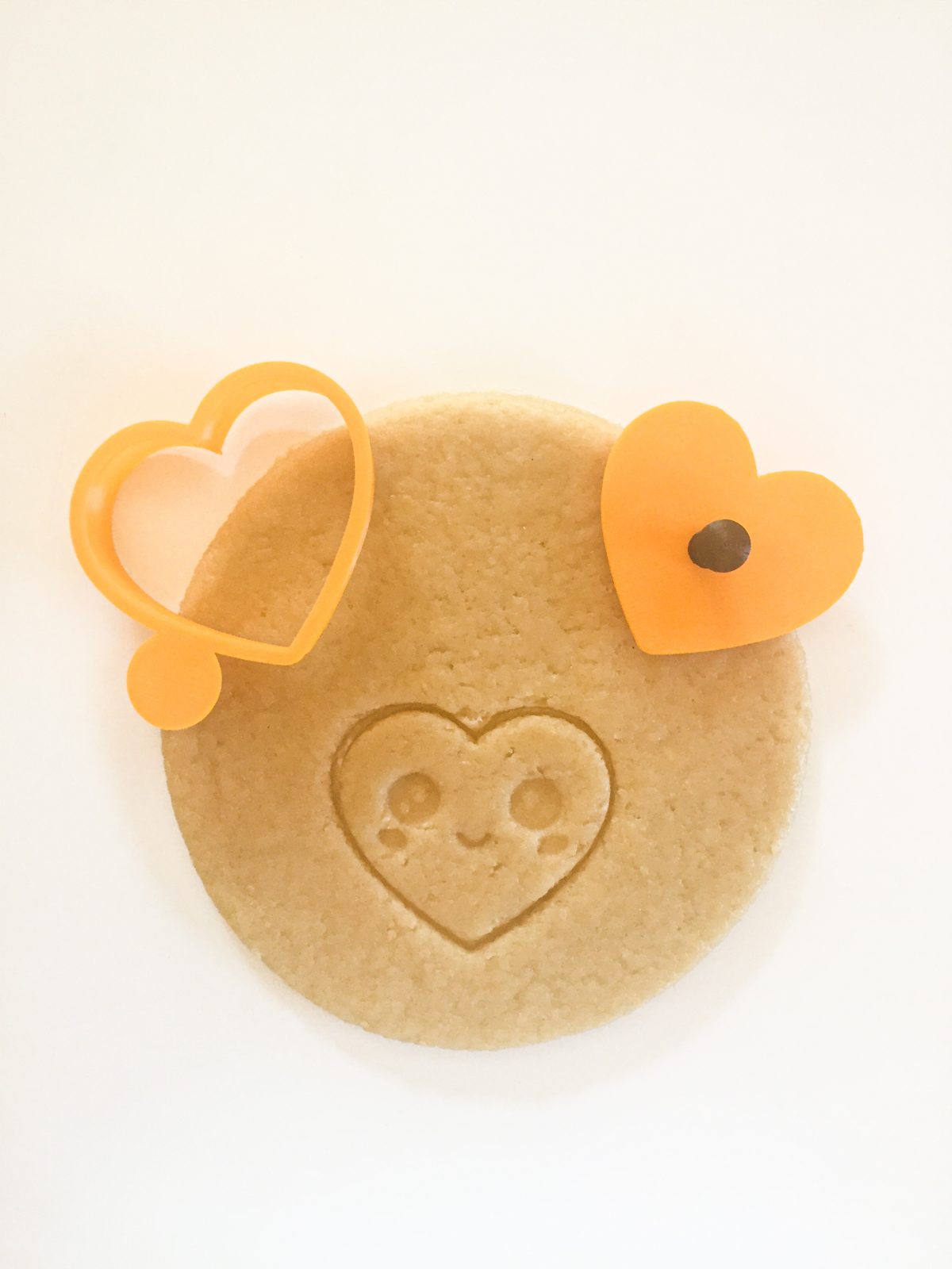 Kawaii Heart Mini Two Part Cookie Cutter
