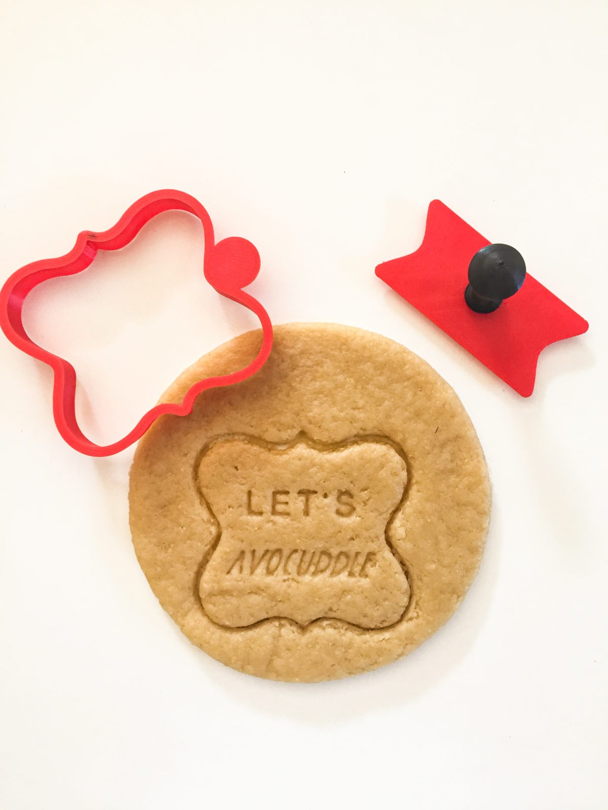 Let's Avocuddle Two Part Cookie Cutter