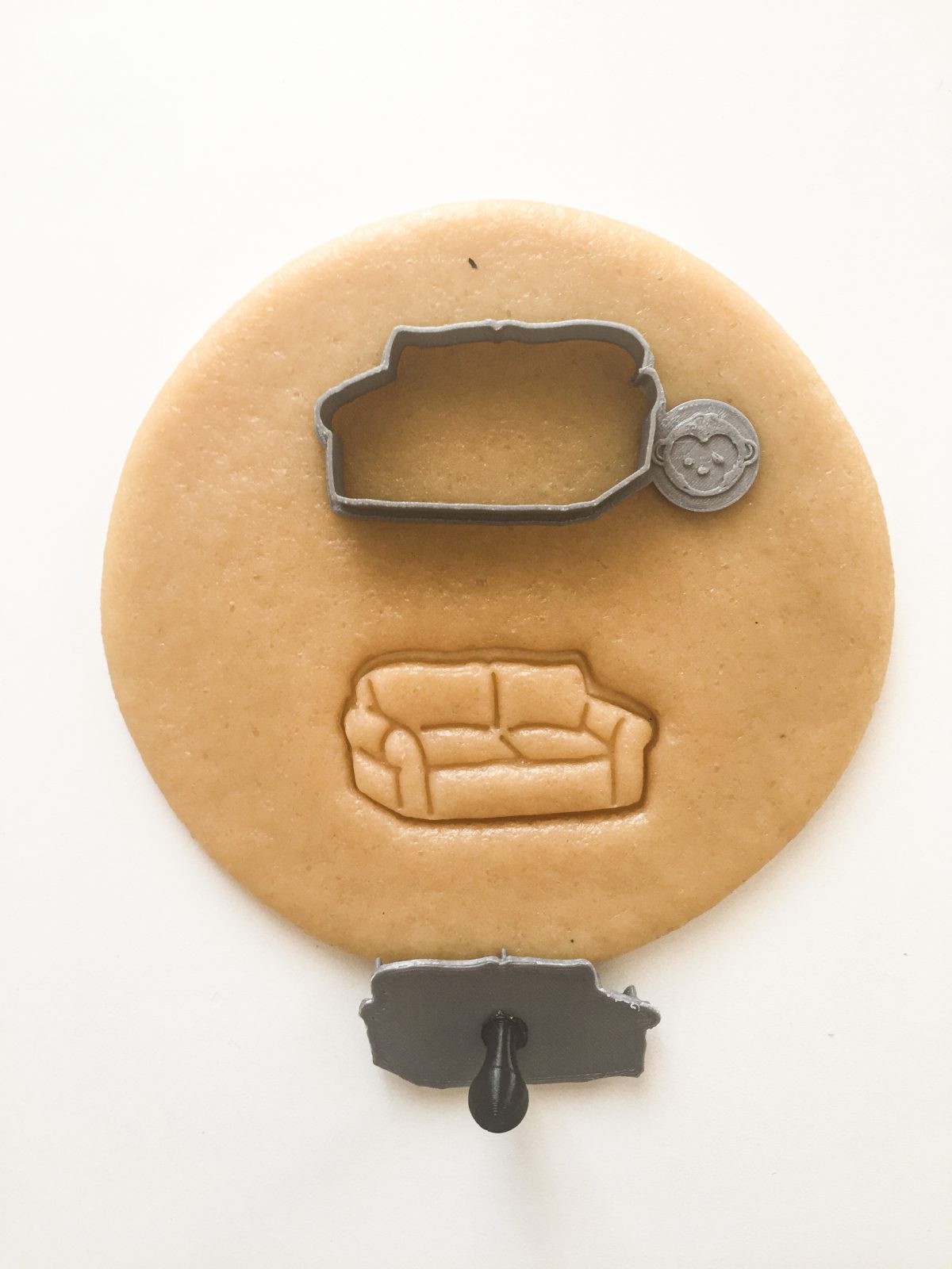 Couch Mini Two Part Cookie Cutter
