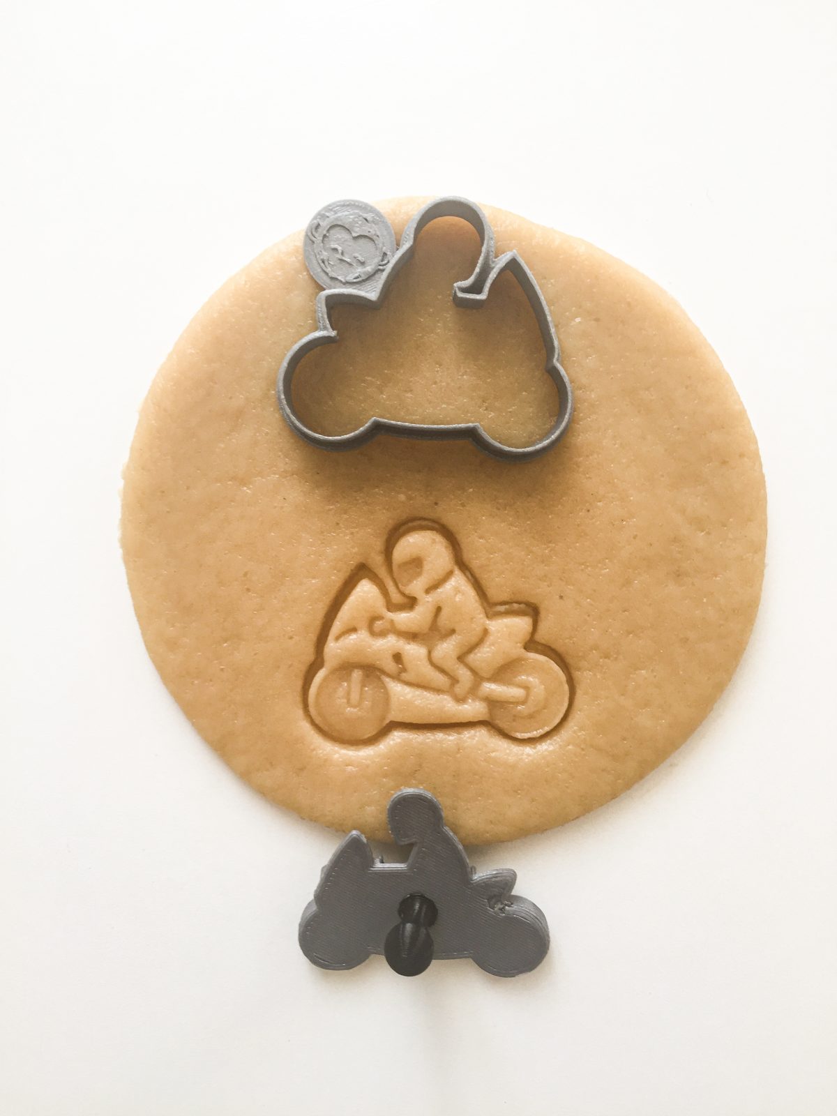 Superbike with Rider Mini Cookie Cutter
