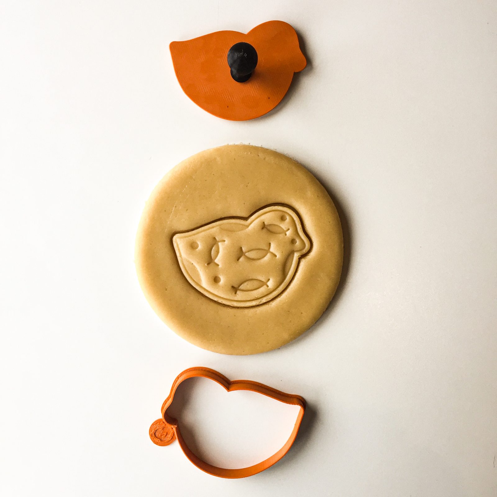 Chick Patterned Cookie Cutter