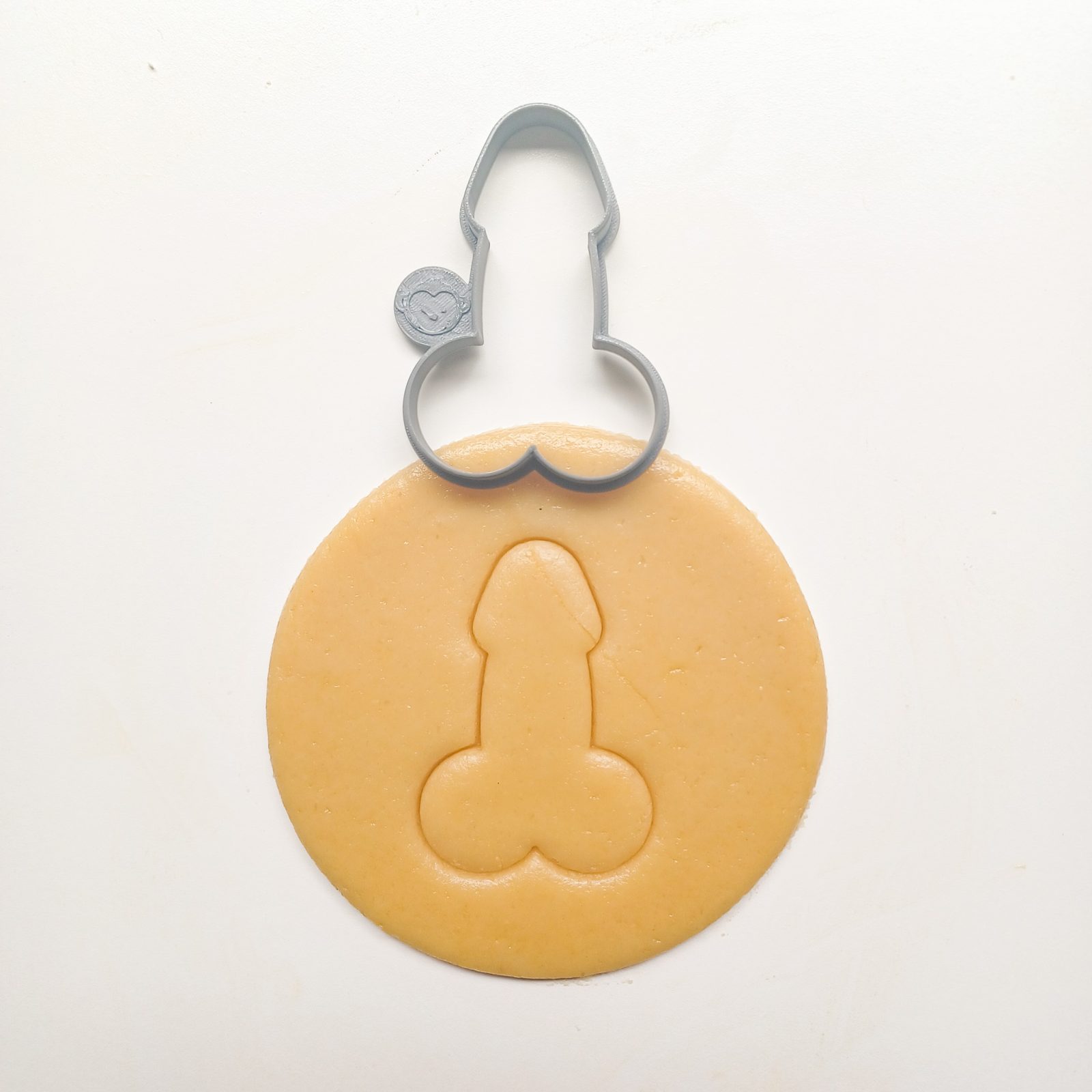 Dick with Hearts Outline Cookie Cutter
