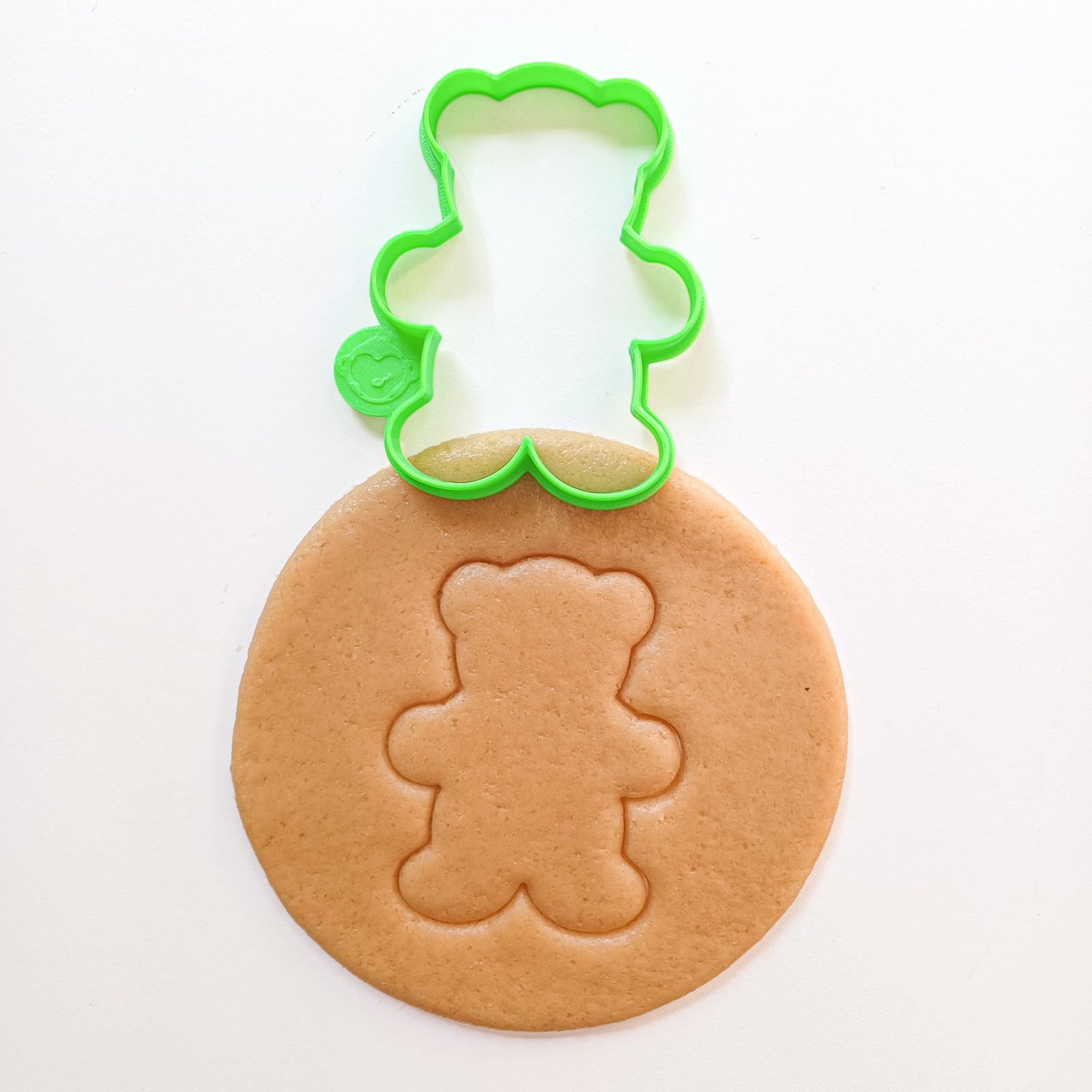 Teddy with Heart Outline Cookie Cutter