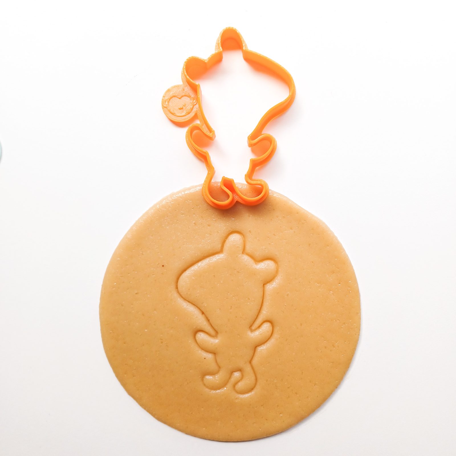 Happy Teddy Outline Cookie Cutter