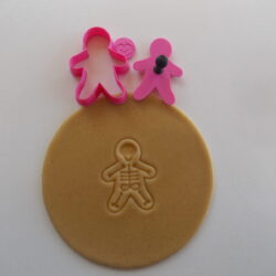 Winking Skeleton Two-Part Mini Cookie Cutter