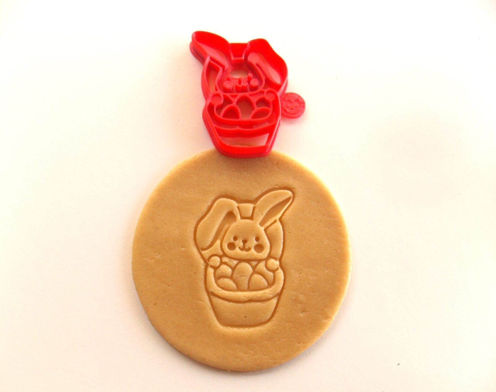 Bunny With Egg Basket Cookie Cutter