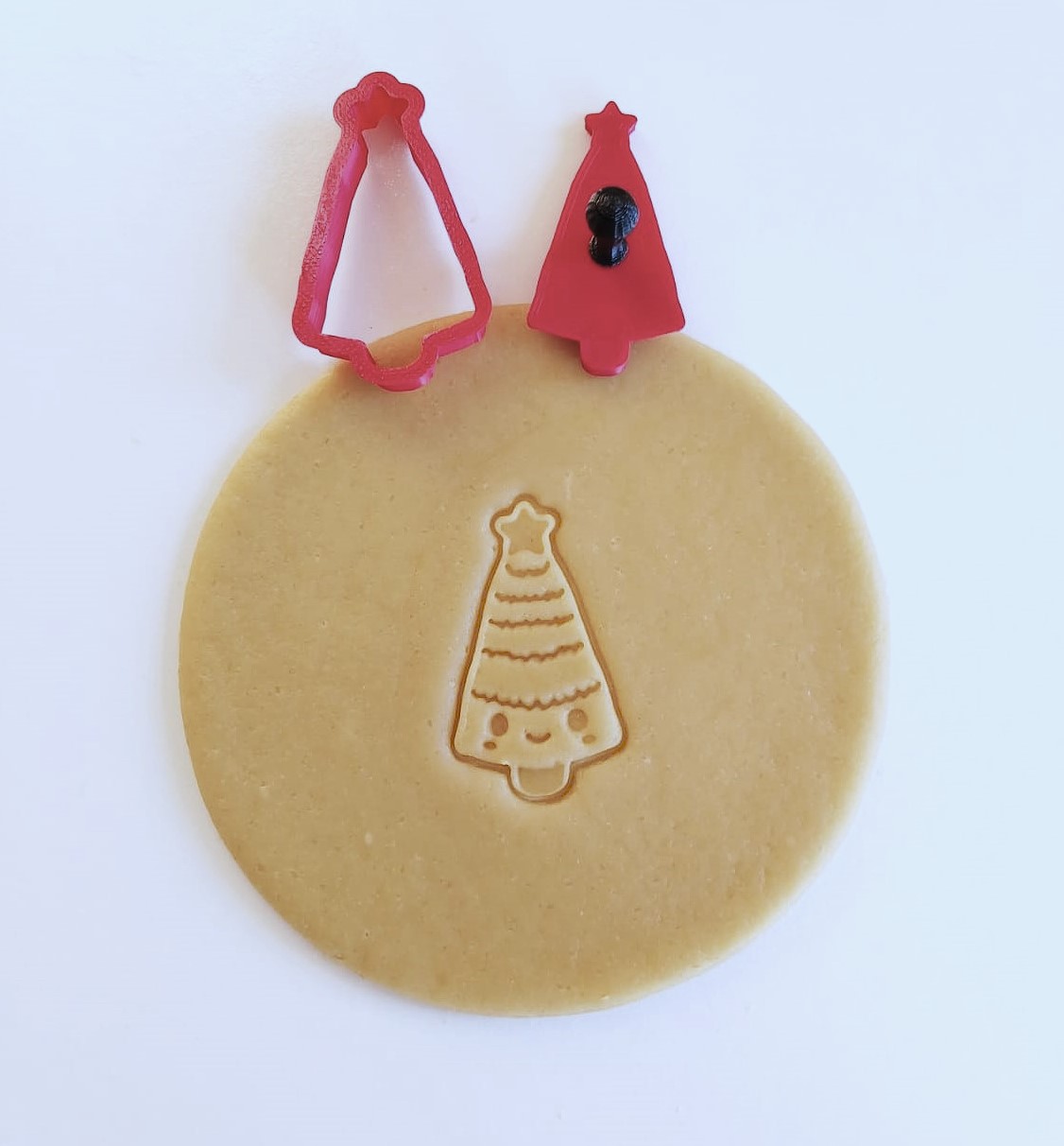 Cute And Simple Xmas Tree Character Mini Cookie Cutter