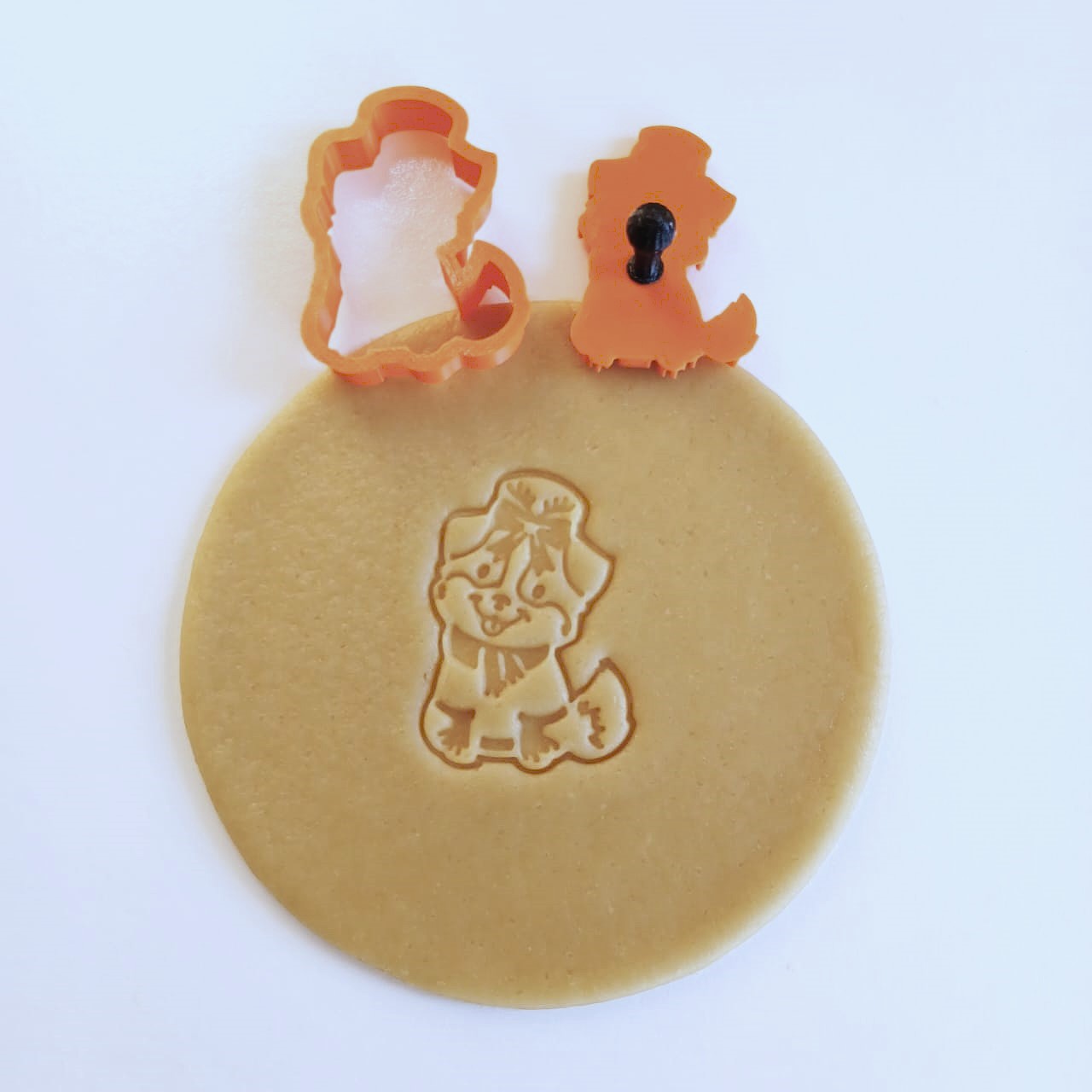 Dressed Up Christmas Dog Mini Cookie Cutter