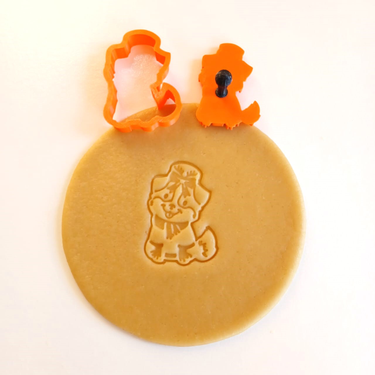 Dressed Up Christmas Dog Mini Cookie Cutter